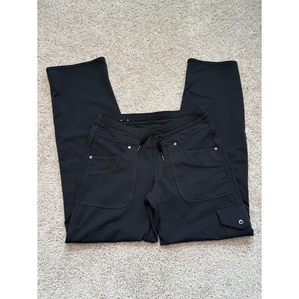 KUHL Mova Pants Women’s 6R Cargo Straight Stretch Outdoor Hiking Yoga Gorpcore - Picture 3 of 9
